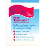 KJV Baby's First Gift New Testament with Psalms and Proverbs I/L Blue - World